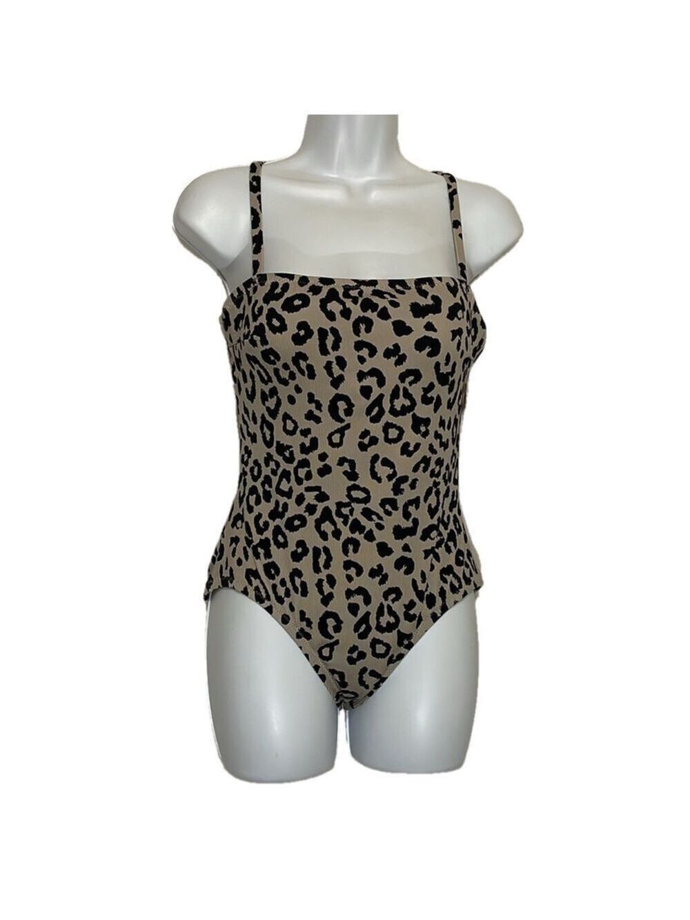 Leopard Print One-Piece Swimsuit